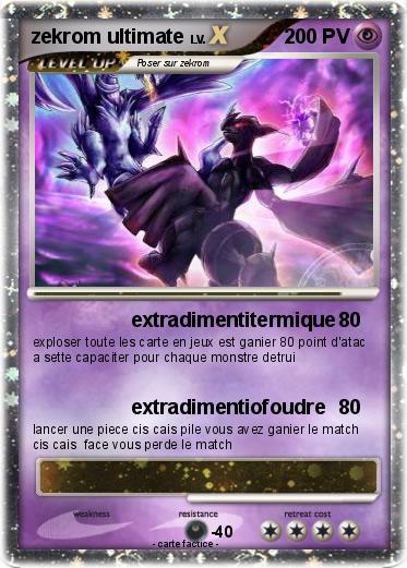Pokemon zekrom ultimate
