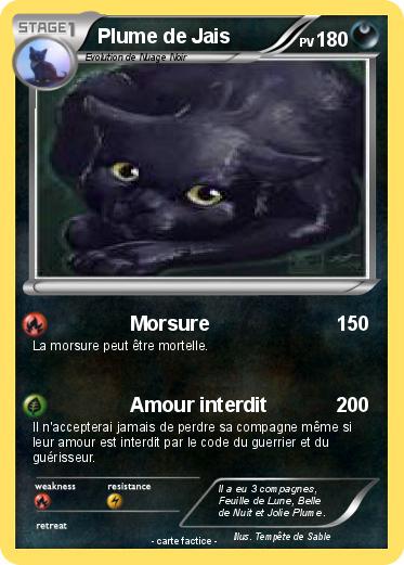 Pokemon Plume de Jais