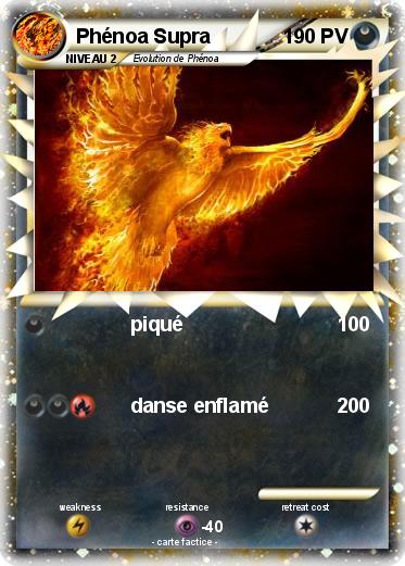Pokemon Phénoa Supra