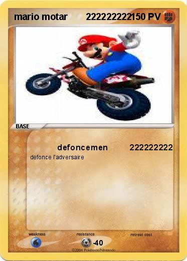 Pokemon mario motar       222222222