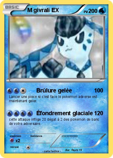 Pokemon M givrali EX