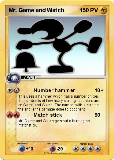 Pokemon Mr. Game and Watch