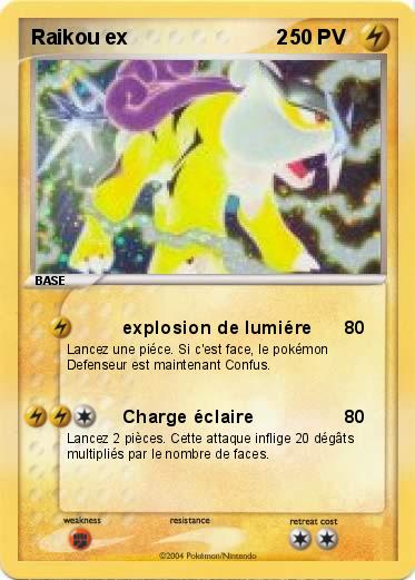 Pokemon Raikou ex                          2