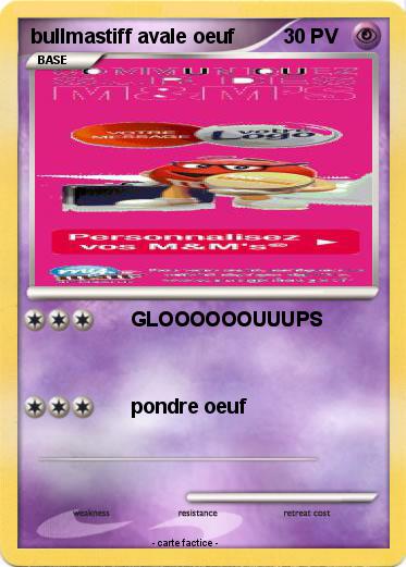 Pokemon bullmastiff avale oeuf