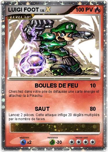 Pokemon LUIGI FOOT