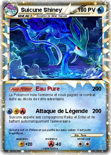 Pokemon Suicune Shiney