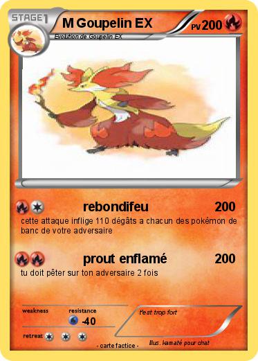 Pokemon M Goupelin EX