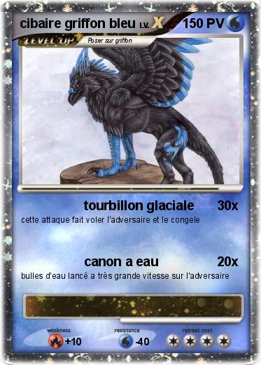 Pokemon cibaire griffon bleu