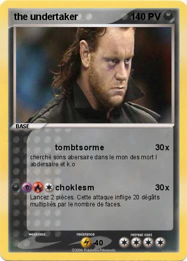 Pokemon the undertaker