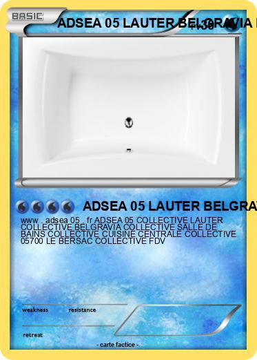 Pokemon ADSEA 05 LAUTER BELGRAVIA FDV