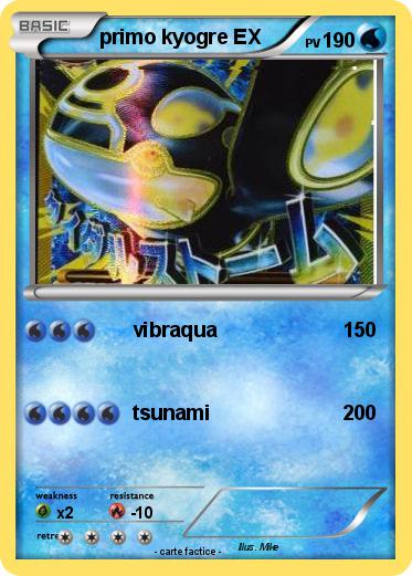 Pokemon primo kyogre EX