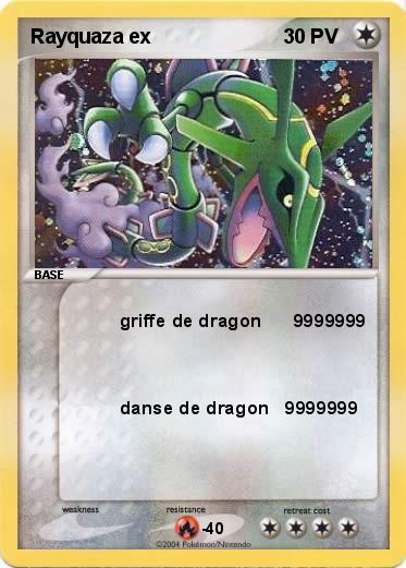 Pokemon Rayquaza ex                  