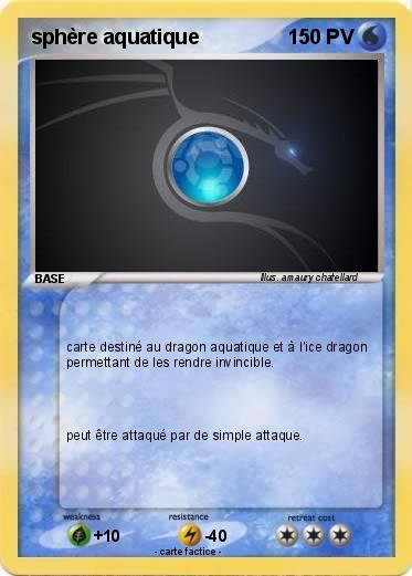 Pokemon sphère aquatique