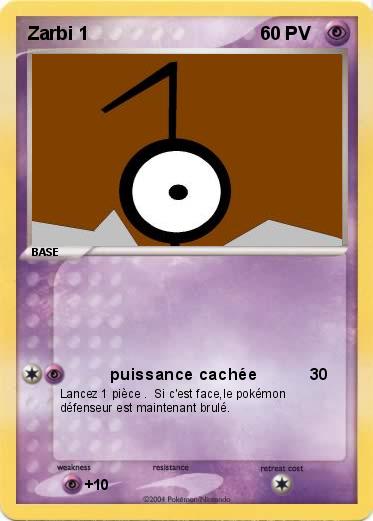 Pokemon Zarbi 1