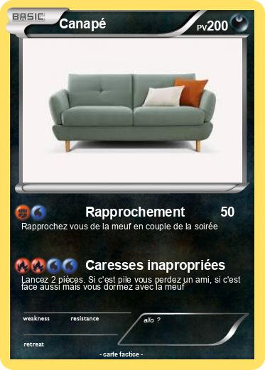 Pokemon Canapé