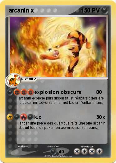 Pokemon arcanin x