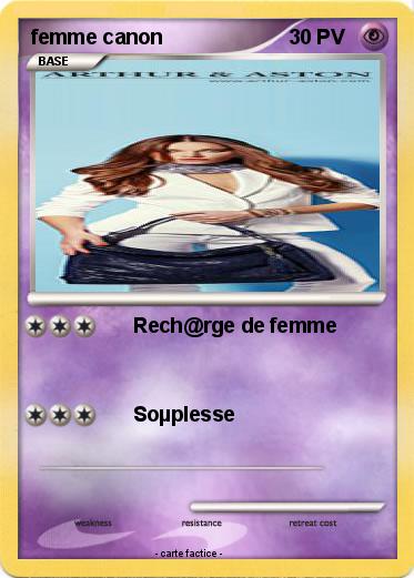 Pokemon femme canon