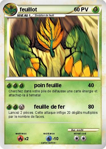 Pokemon feuillot