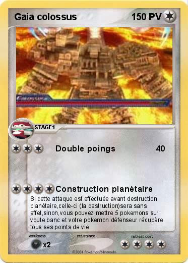 Pokemon Gaia colossus