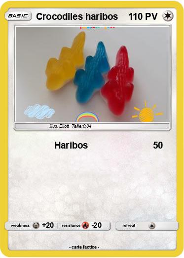Pokemon Crocodiles haribos