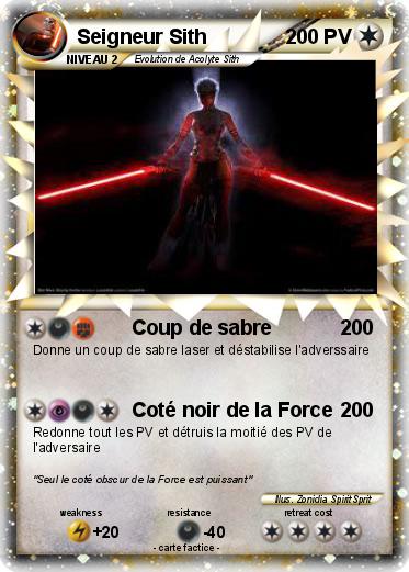 Pokemon Seigneur Sith