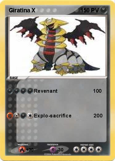 Pokemon Giratina X                           