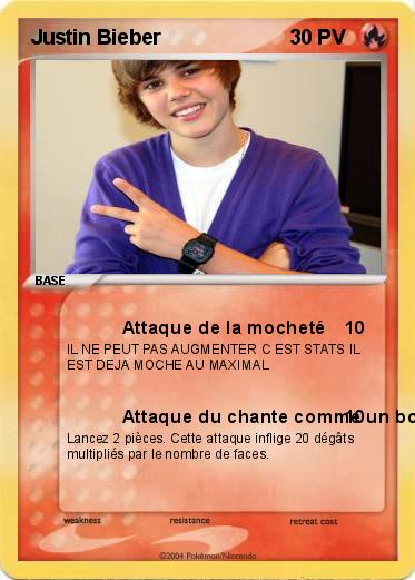 Pokemon Justin Bieber 
