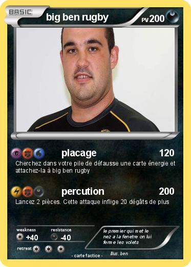 Pokemon big ben rugby