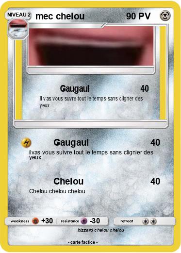 Pokemon mec chelou