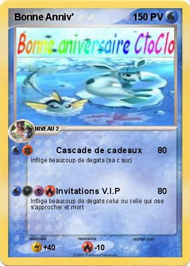 Pokemon Bonne Anniv'