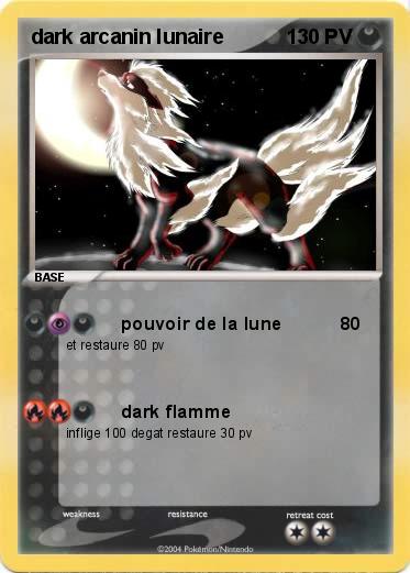 Pokemon dark arcanin lunaire
