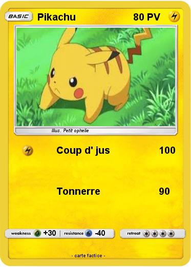 Pokemon Pikachu