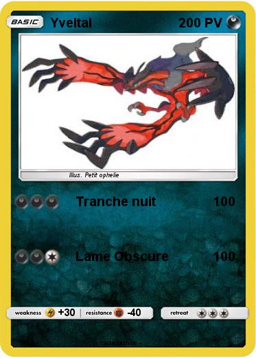 Pokemon Yveltal