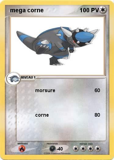 Pokemon  mega corne
