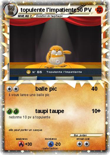 Pokemon topulente l'impatiente