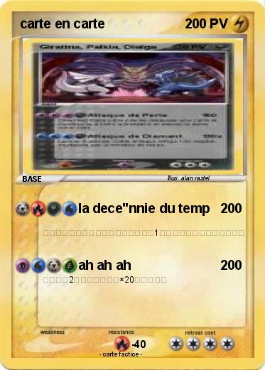 Pokemon carte en carte