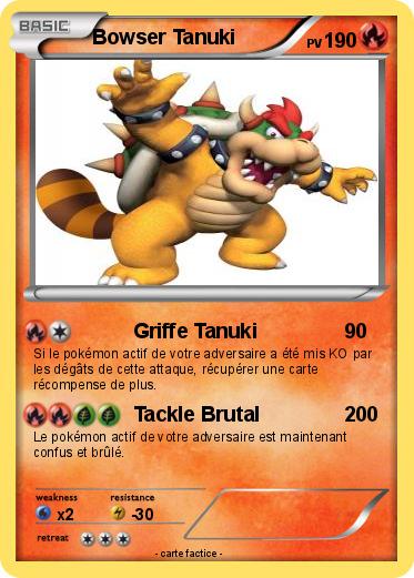 Pokemon Bowser Tanuki