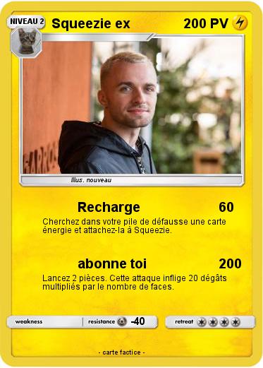 Pokemon Squeezie ex