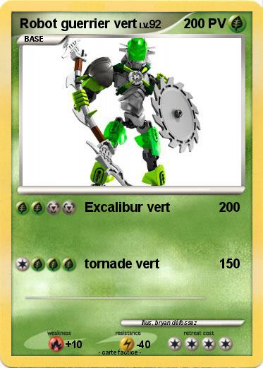 Pokemon Robot guerrier vert