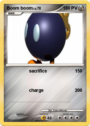 Pokemon Boom boom