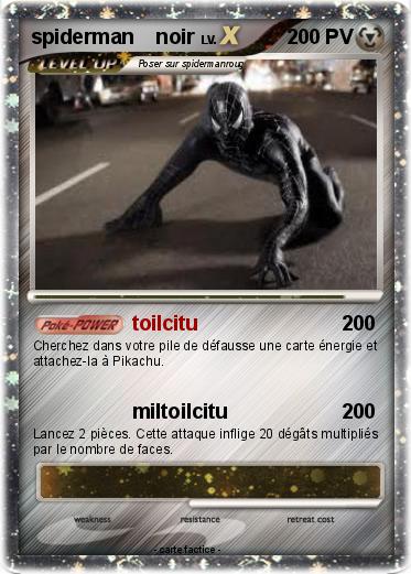 Pokemon spiderman    noir