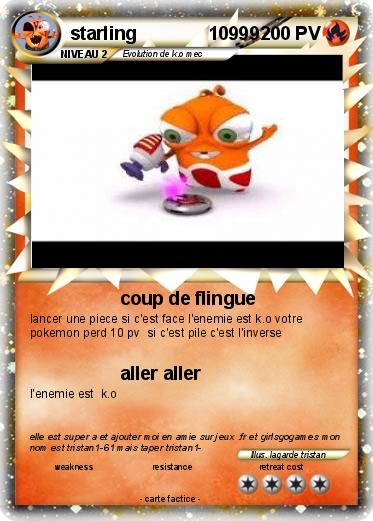 Pokemon starling              10999