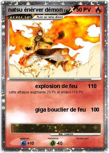 Pokemon natsu énèrver démon