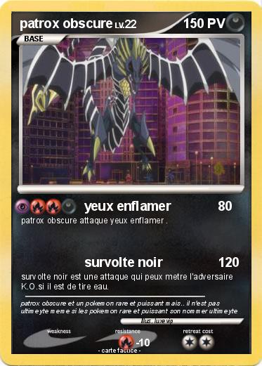 Pokemon patrox obscure