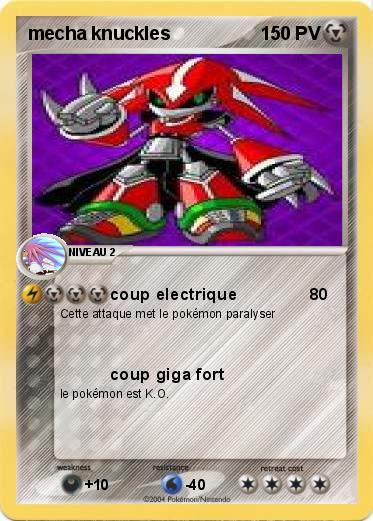 Pokemon mecha knuckles