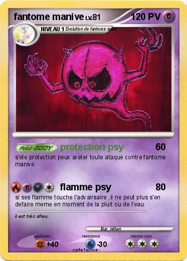 Pokemon fantome manive