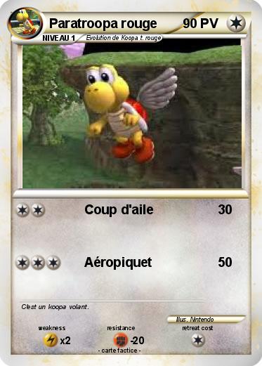 Pokemon Paratroopa rouge