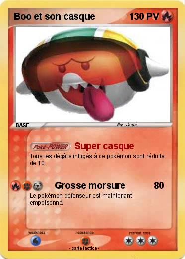 Pokemon Boo et son casque