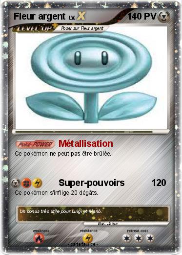 Pokemon Fleur argent