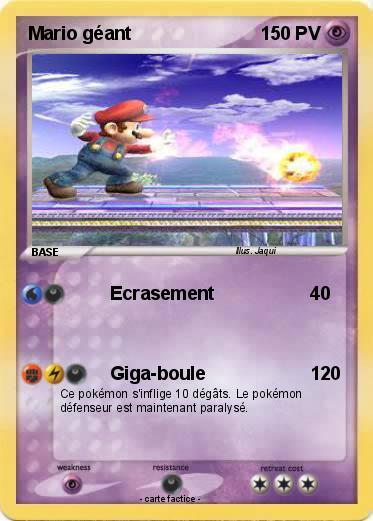 Pokemon Mario géant